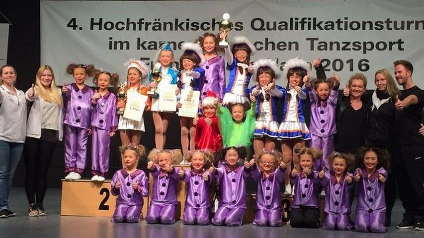 Die DJK Schwabach war beim 4. Hochfränkischen Qualifikationsturnier im Karnevalistischen Tanzsport am 9. und 10. Januar 2016 in Naila der erfolgreichste Verein in der Altersklasse der Jugend.