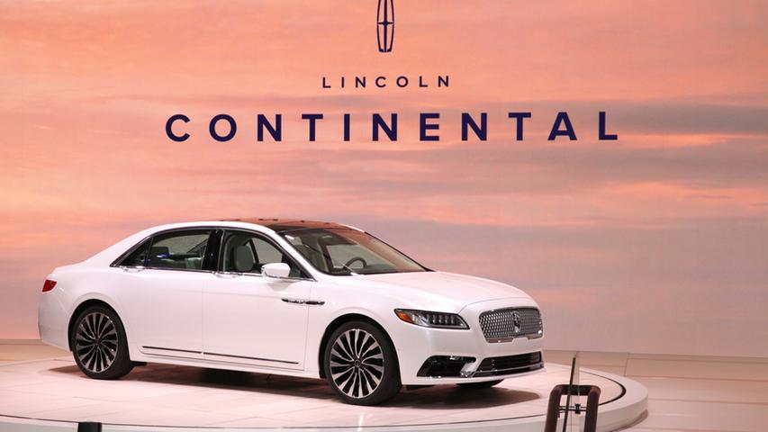 Rückkehr in die Oberklasse: Der erste Lincoln Continental nach über zehn Jahren soll Mercedes S-Klasse und BMW 7er Paroli bieten.