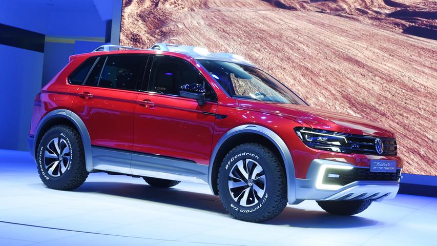 Mit dem VW Tiguan GTE Active Concept präsentieren die Wolfsburger einen Plug-in-Hybrid, der im amerikanischen Markt wieder Vertrauen schaffen.