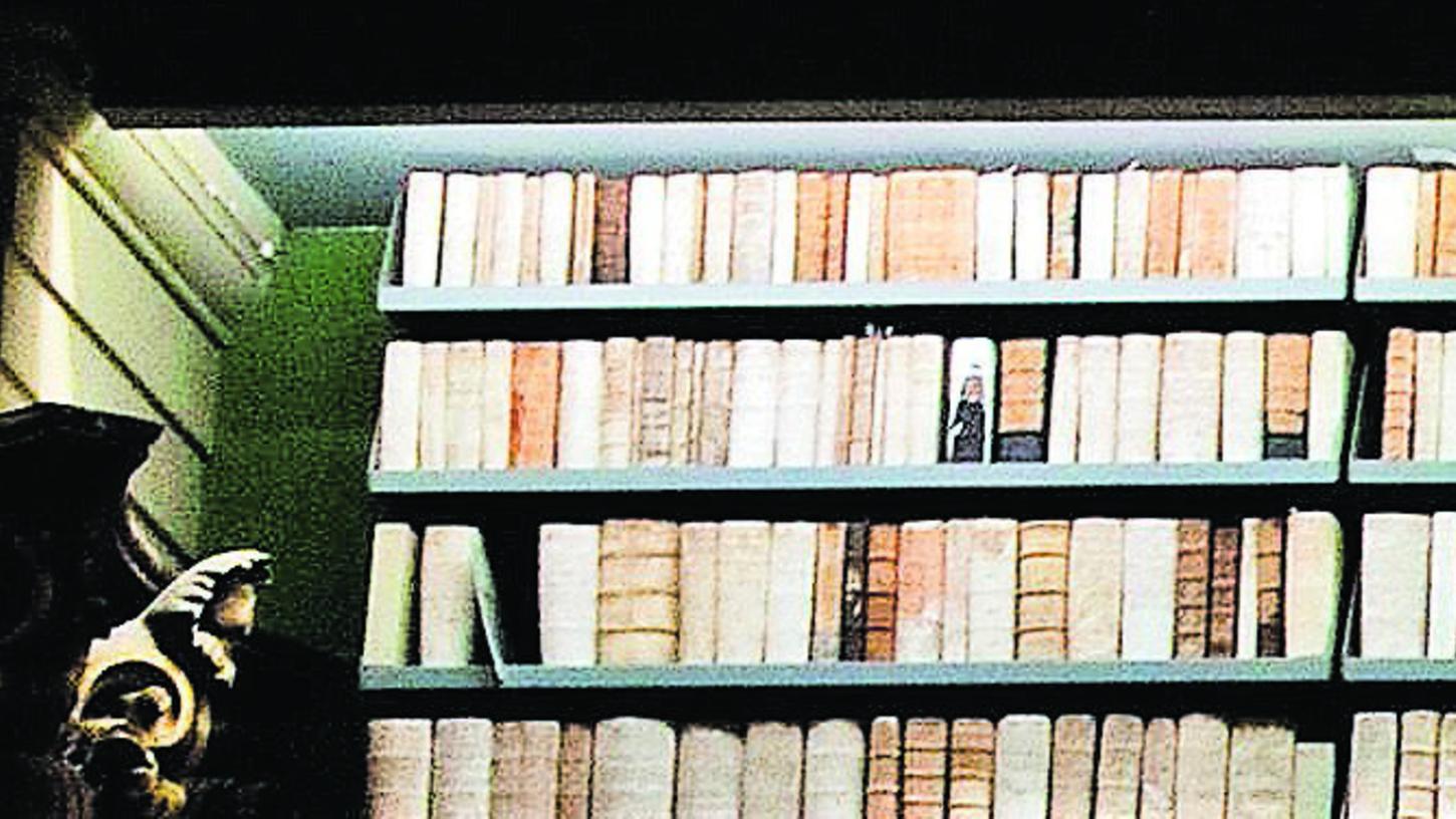 Kulturschätze, deren Wert durch das Massenangebot zeitgenössischer Literatur nicht geschmälert wird. Alte Folianten der Herzog-August-Bibliothek in Wolfenbüttel.