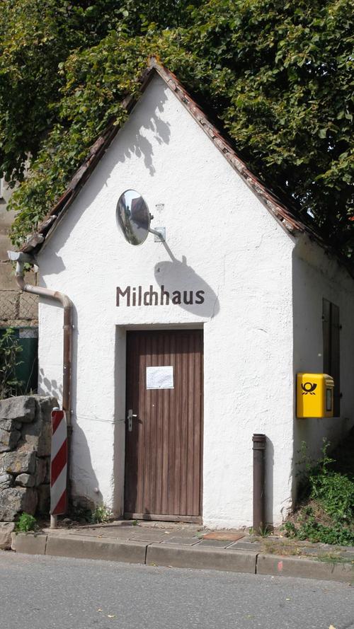 1978 kam die letzte Kanne ins Milchhaus von Ritzmannshof, danach gab es im Ort keine Milchbauern mehr.