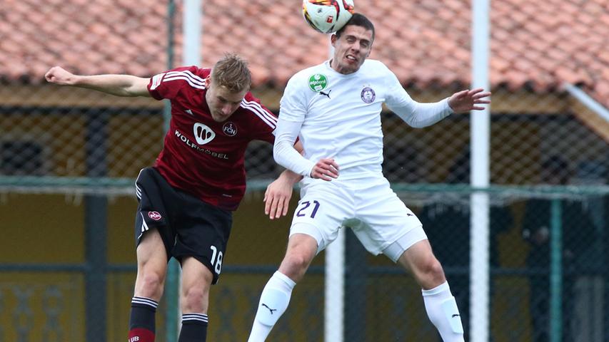 Drittes Spiel, dritter Sieg: 1. FC Nürnberg schlägt auch Budapest