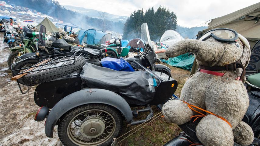 Biker-Camp für die ganz Harten: Elefantentreffen im Bayerischen Wald