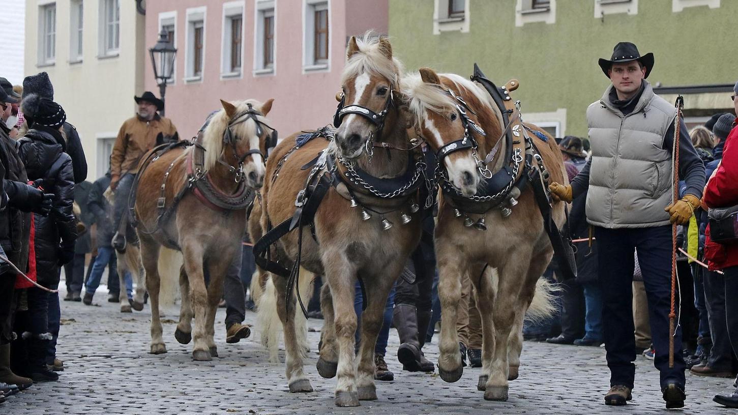 Berchinger Rossmarkt ist Bayerns größtes Wintervolksfest