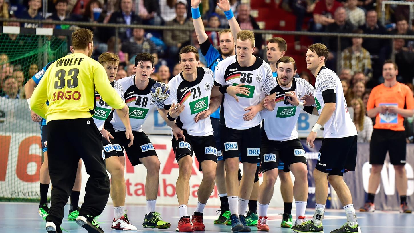 Schaulaufen vor dem letzten Ligadrittel: die Handball-Helden beim All Star Game in Nürnberg.
