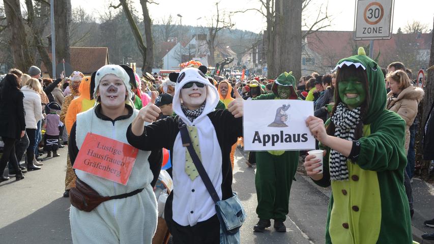 Der Faschingsumzug in Heroldsbach