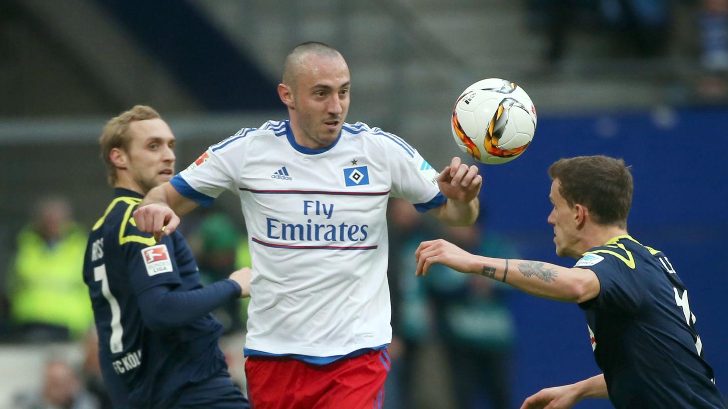 Torloses Debüt: Der Ex-Nürnberger Josip Drmic konnte sich in seinem ersten Spiel für den HSV nicht recht in Szene setzen.