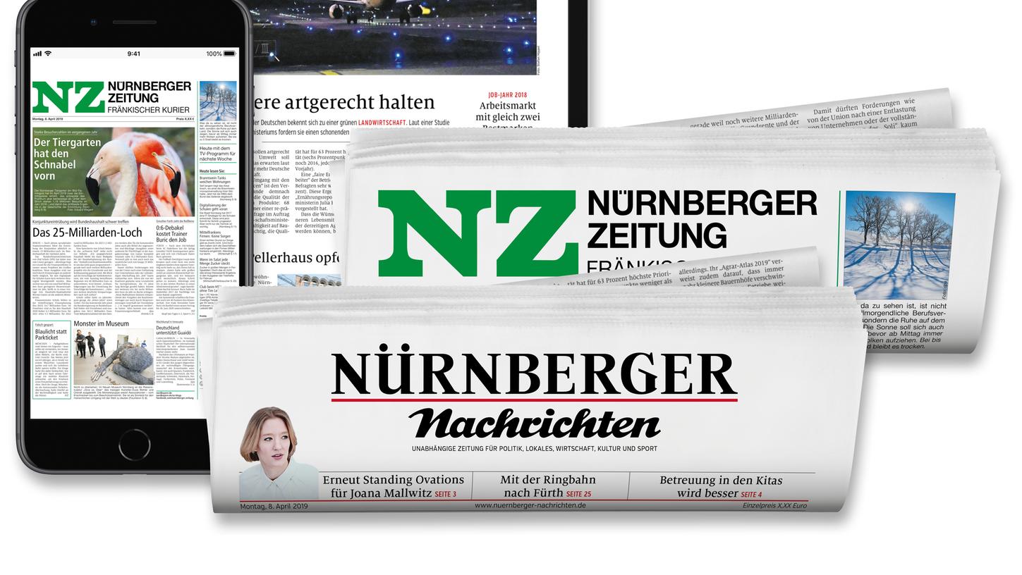 Orkan "Sabine" beeinträchtigt am heutigen Montag die Zustellung von NN und NZ.