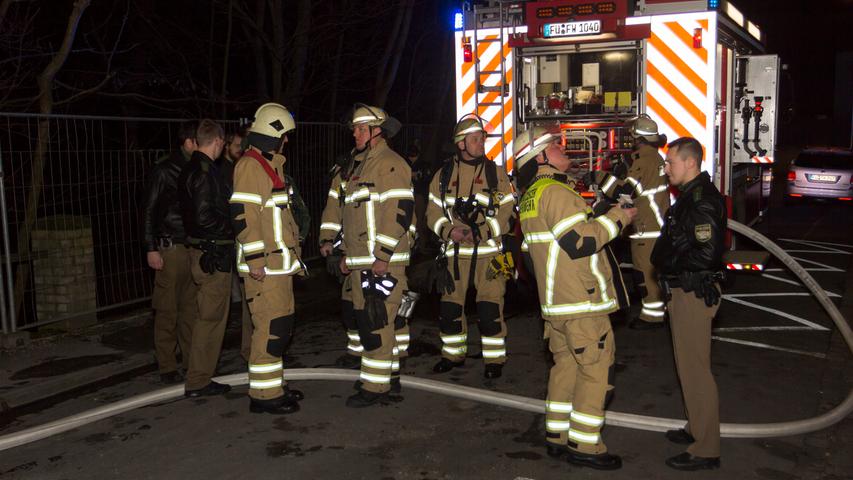 Brand in der Fürther Innenstadt: Keller stand in Flammen