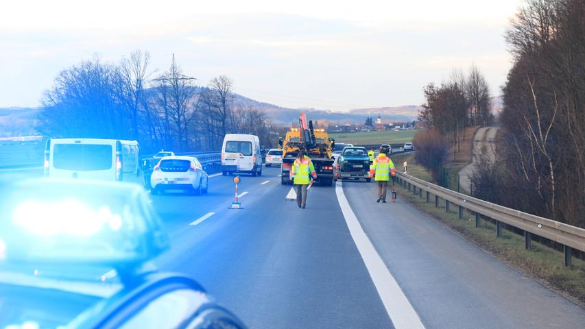 20.000 Euro Schaden bei Unfall auf A73