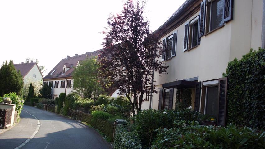 Die sogenannte Beamtensiedlung gehört zum Stadtteil Alte Veste.