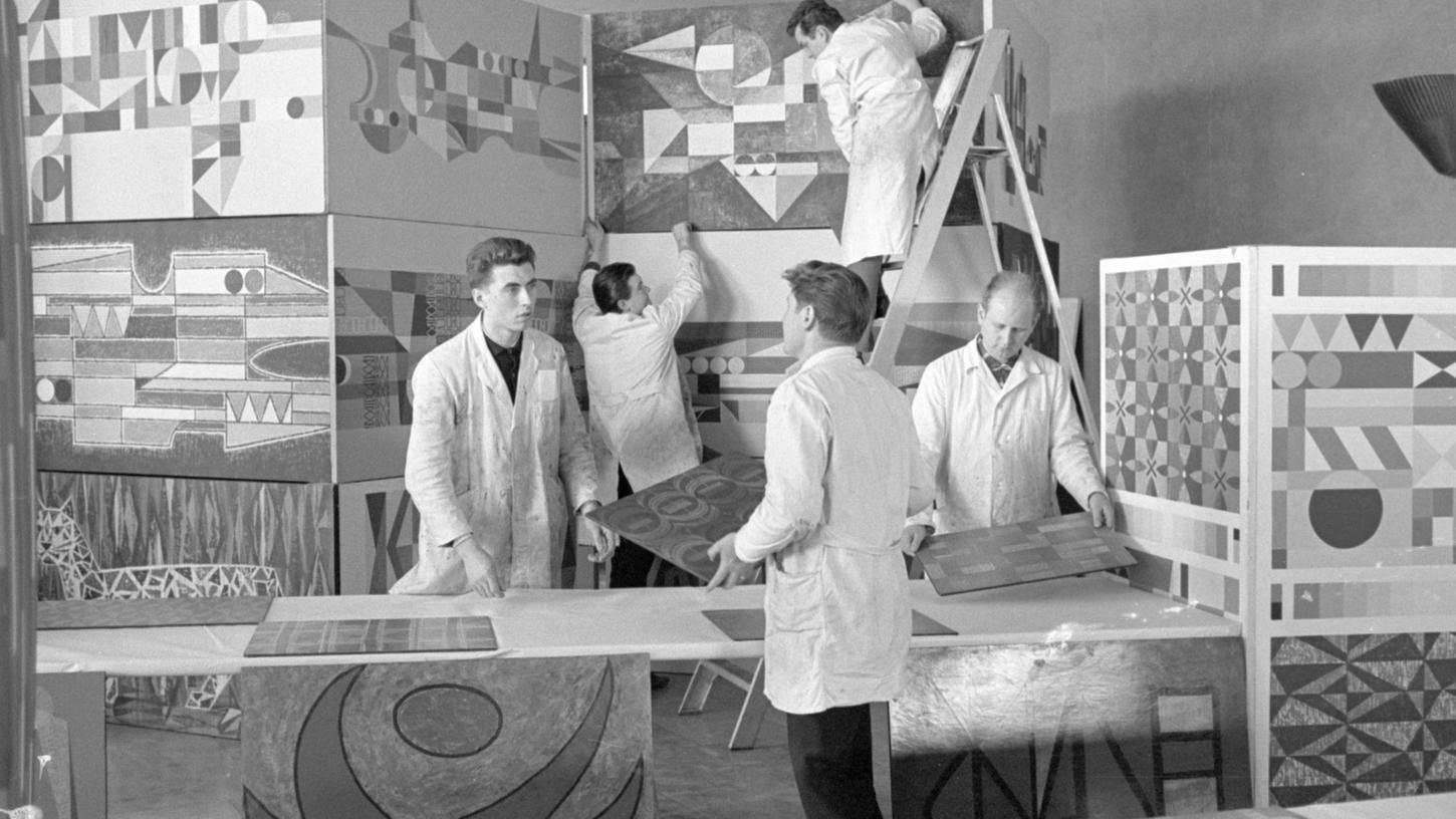 26. Februar 1966: Malermeister zeigen Farb-Augenschmaus