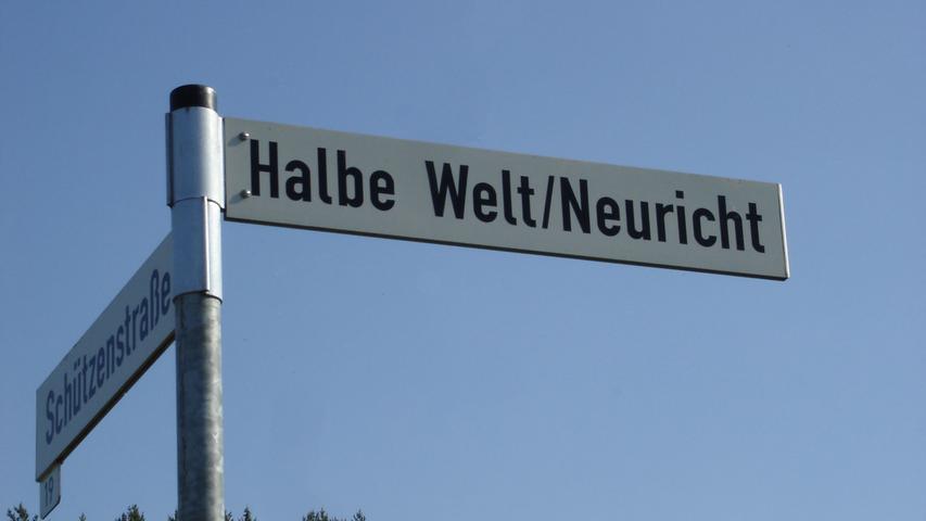 Den abgelegenen Hof "Halbe Welt" mit diesem prosaischen Namen findet man ganz im Süden der Gemeinde Velburg, noch hinter Finsterweiling.
