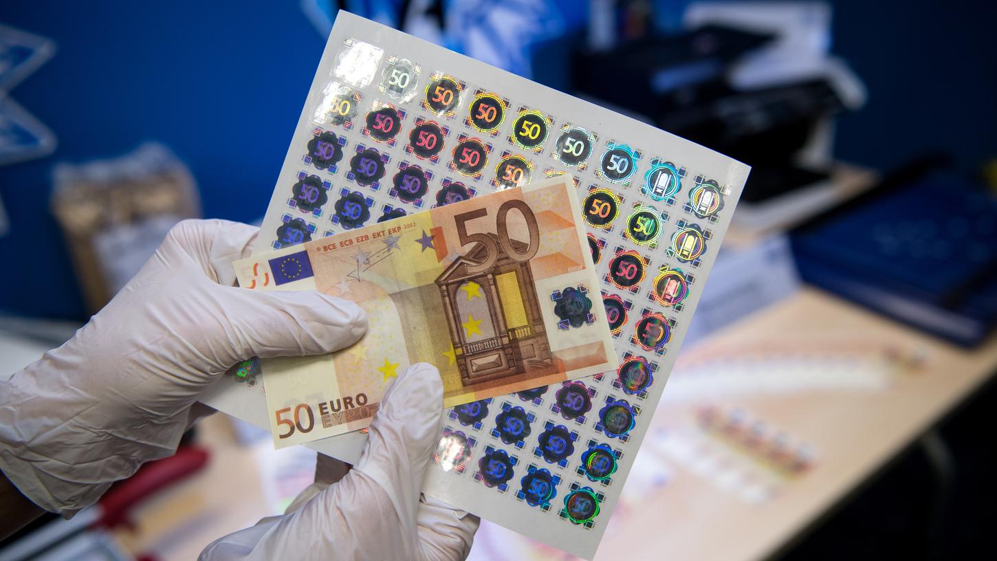 Der österreichische Geldfälscher stellte mehr als 10.000 falsche 10-, 20- und 50-Euro-Noten her.