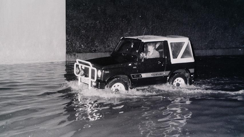1985: Als Pölling unter Wasser stand