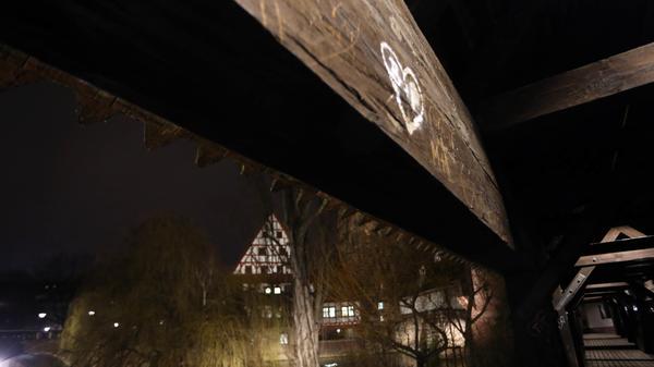 Und hier der Henkersteg, wo...