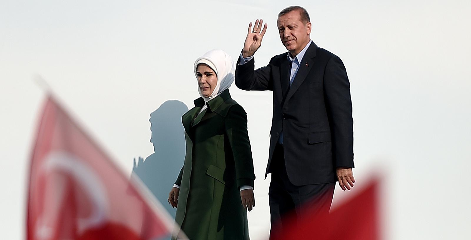 Äußerung über Harem: Shitstorm gegen Erdogan-Gattin