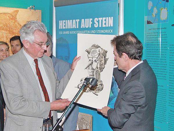 Söder eröffnet Ausstellung 