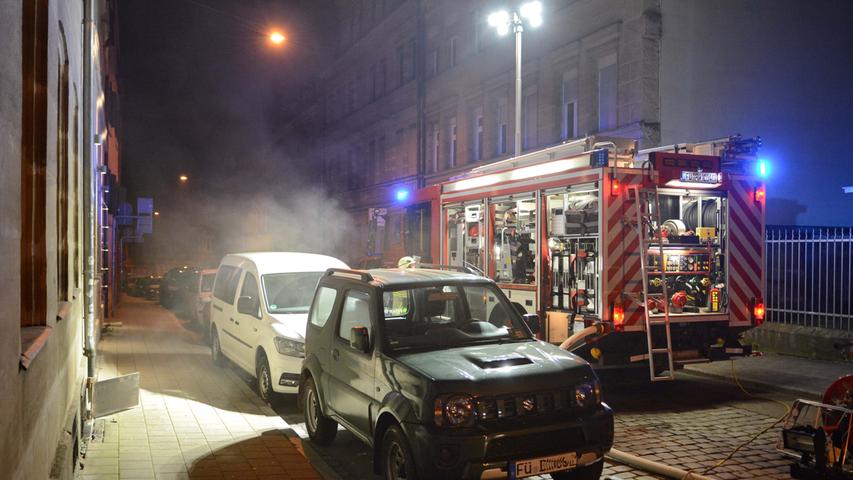Bewohner mussten Haus verlassen: Brand in Fürther Innenstadt