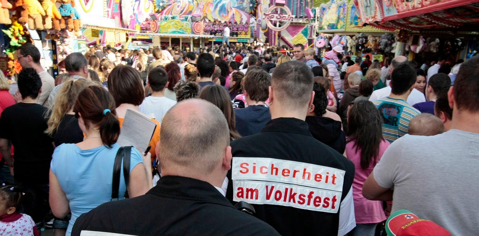 Beim Volksfest gibt es in diesem Jahr ein Drittel mehr Sicherheitspersonal.