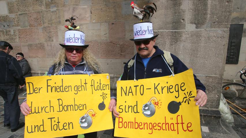 Gegen Krieg und Gewalt: Ostermarsch in Nürnberg