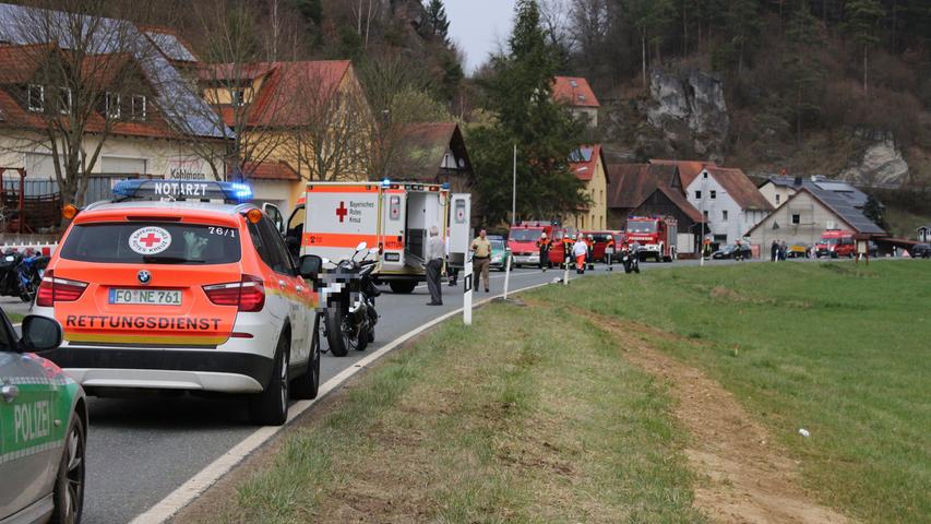 Motorradfahrer in Oberailsfeld schwer verletzt