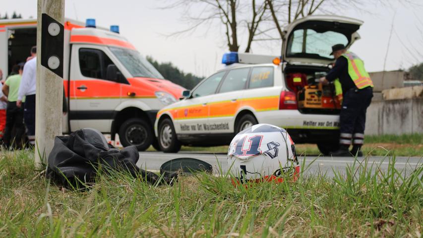 Motorradfahrer in Oberailsfeld schwer verletzt