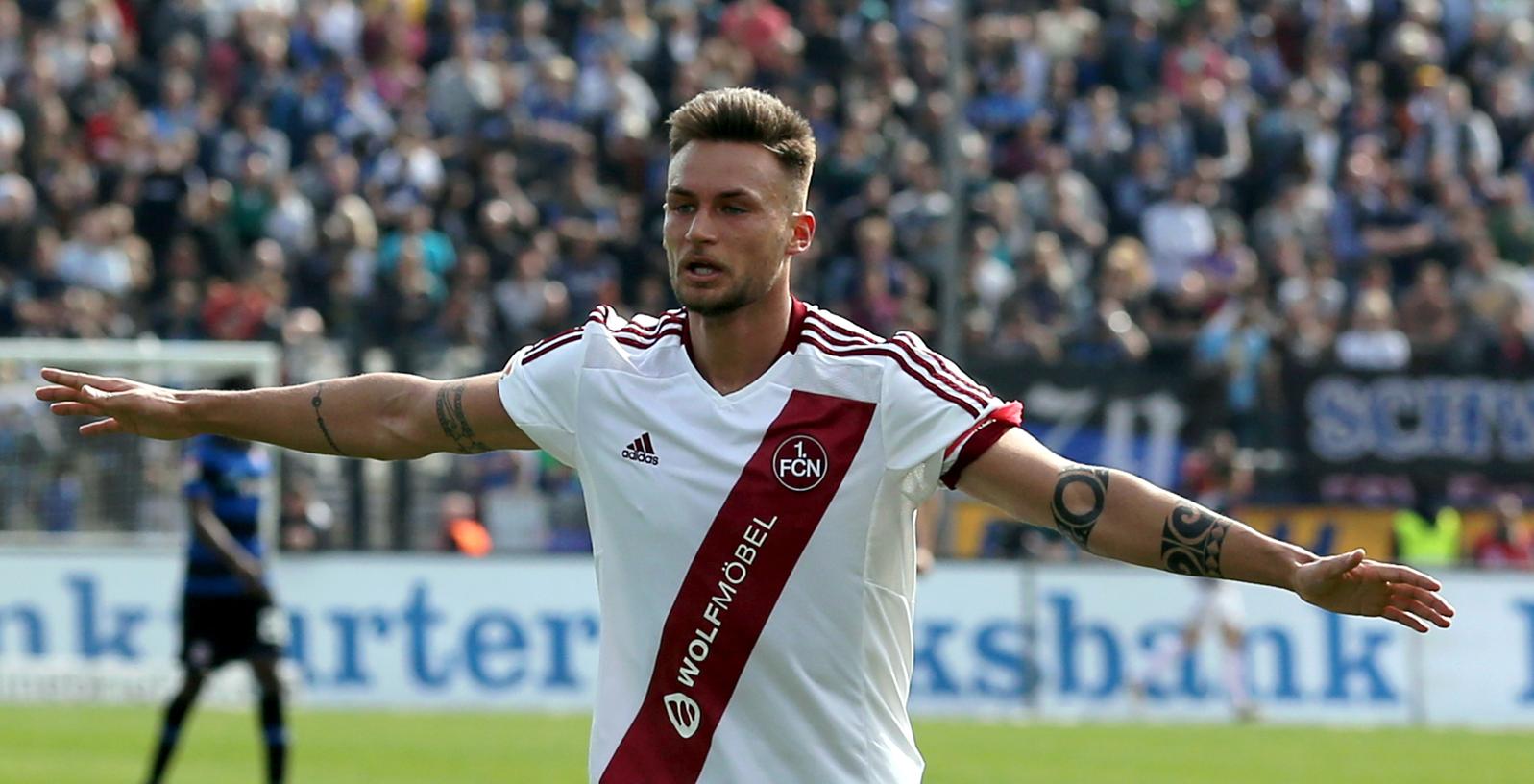 Danny Blums Vertrag beim 1. FC Nürnberg läuft aus - er wird den Verein verlassen.