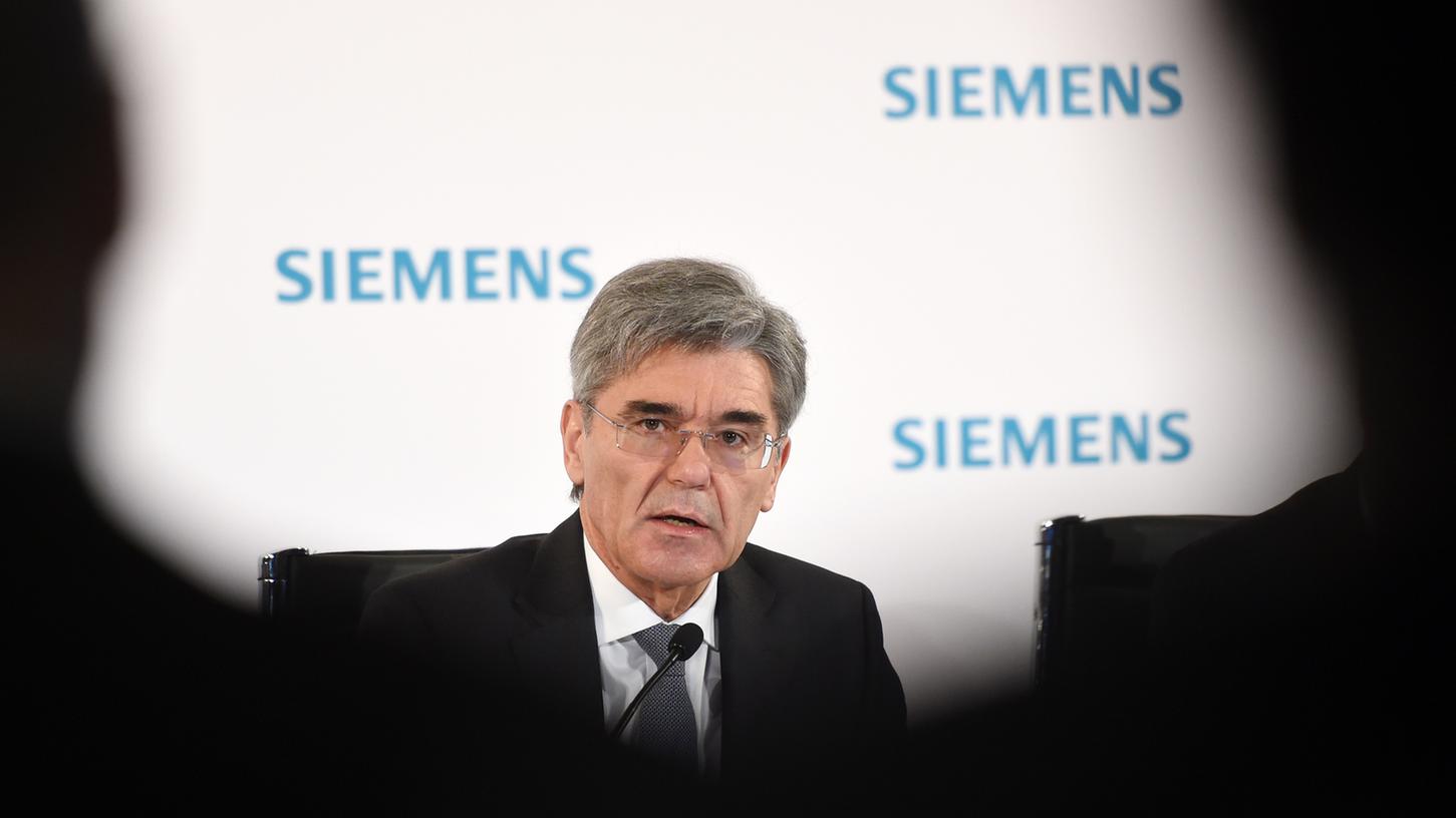 Der Vorstandsvorsitzende der Siemens AG, Joe Kaeser, steht in der Kritik (Archivbild).