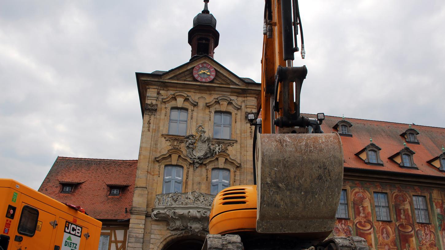 Noch bis Ende Juli wird die Obere Brücke in Bamberg gesperrt bleiben.