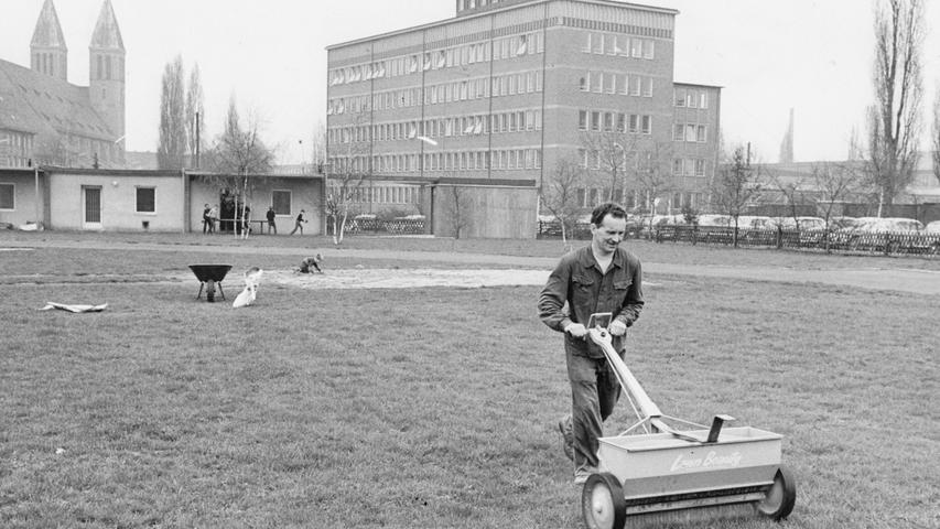Auf den Sportanlagen findet in diesen Tagen der Frühjahrsputz statt: mit modernen Maschinen und nach neuzeitlichen Erkenntnissen werden die Spuren beseitigt, die Frost und Schnee hinterlassen haben.
 
 Hier geht es zum Artikel vom 15. April 1966: Kostspielige Plätze.