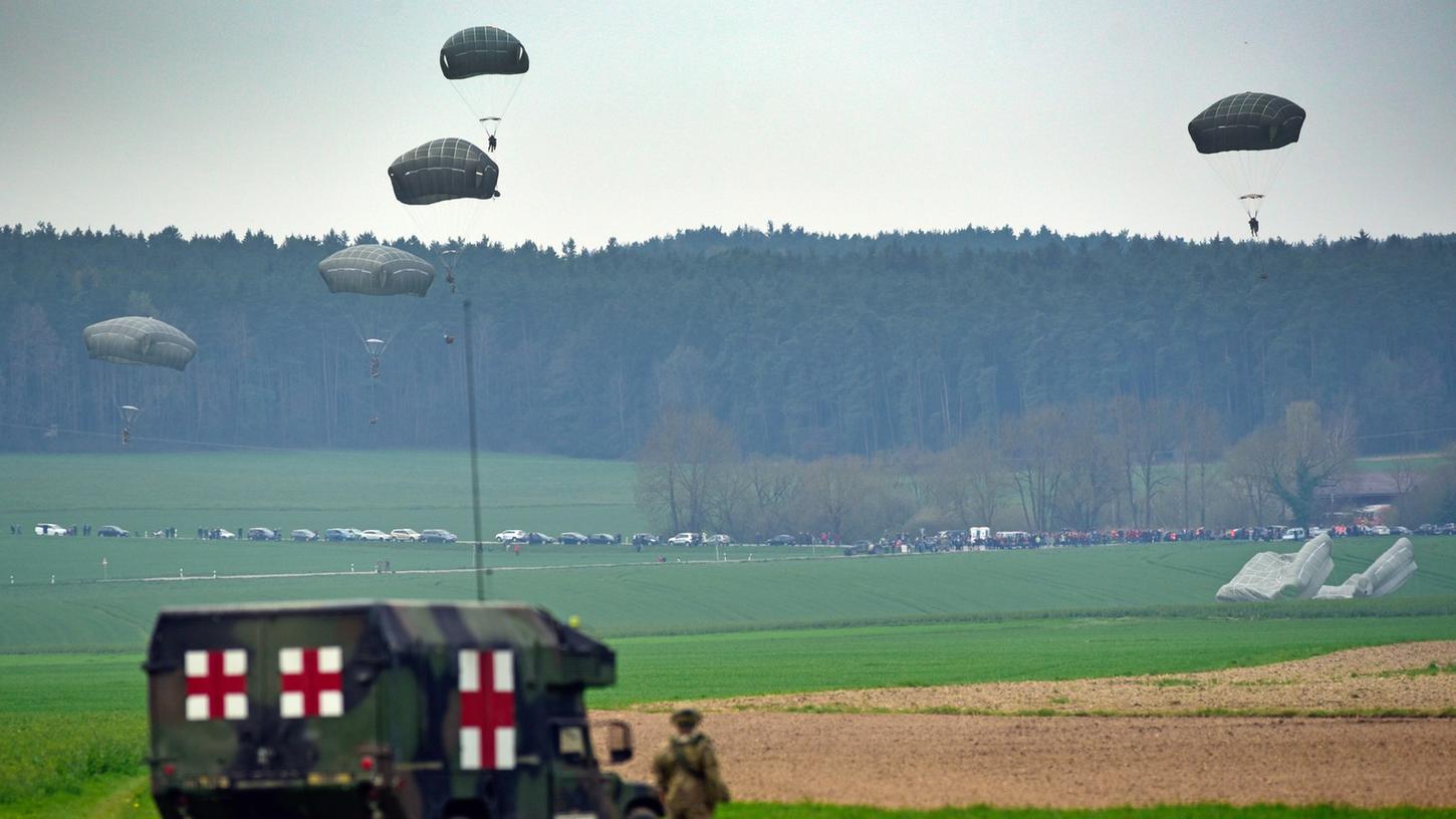 Pro Jahr kommen etwa 25 000 Soldaten zum Üben nach Hohenfels.