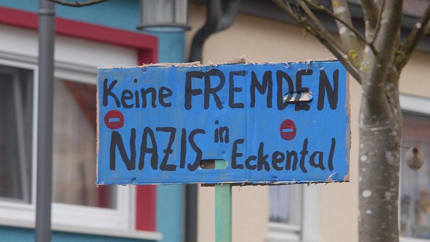 "Eckental ist bunt": Anti Nazi Demo in Eschenau