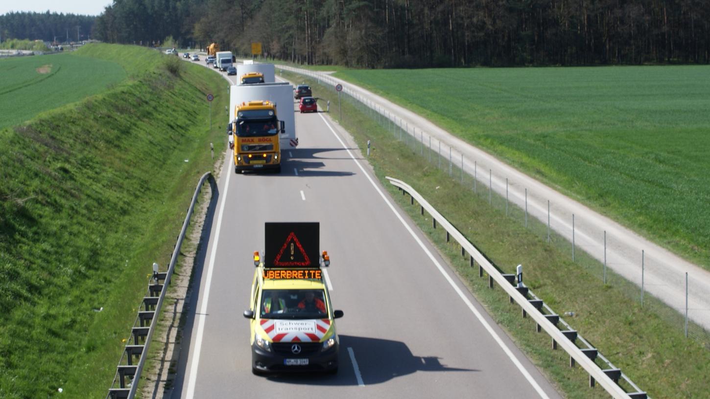 Bögl-Schwertransporte kommen ohne Polizei aus