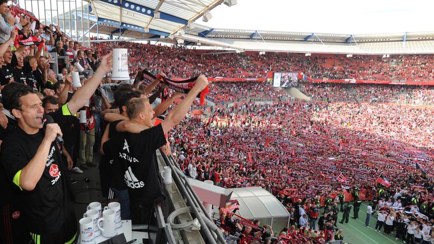 Auch der 1. FC Nürnberg wird gerne bei Google gesucht. Zu den Heimspielen des Club kommen jedes Jahr rund 500.000 Fußballfans.