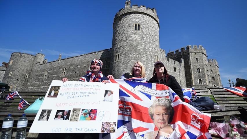 Die Ortschaft Windsor stand schon Tage zuvor Kopf: Am 21. April feierte Queen Elizabeth II. dort ihren 90. Geburtstag.