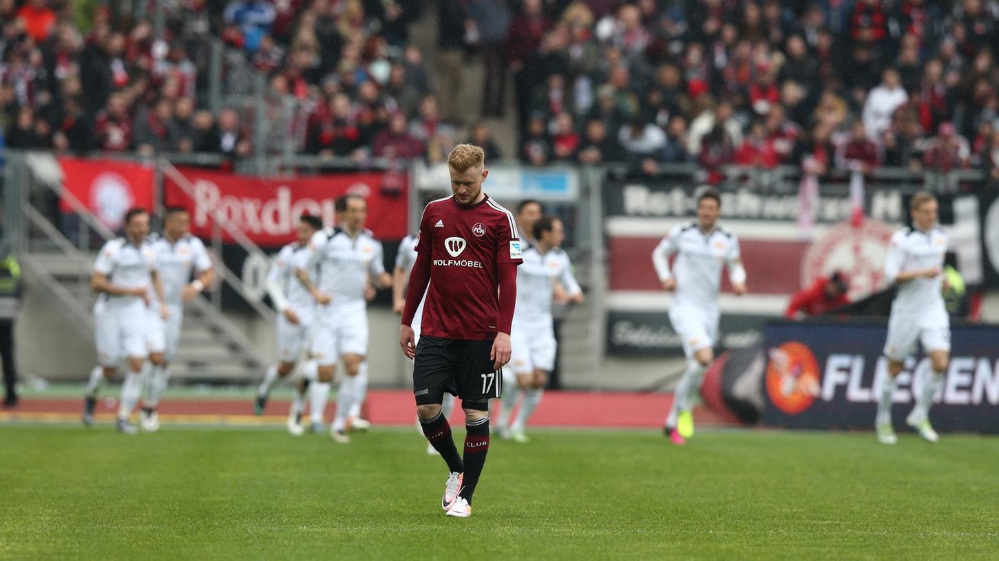 War es das? Ob Sebastian Kerk noch einmal für den 1. FC Nürnberg auf dem Platz stehen wird, ist ungewiss.