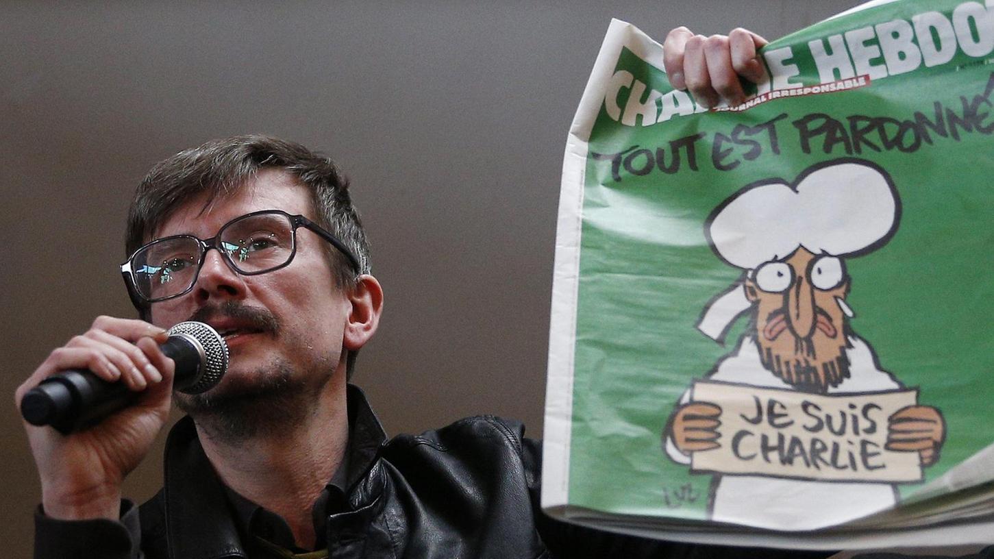 Zeichnete unter anderen das "Alles ist vergeben"-Titelbild für Charlie Hebdo: Rénald Luzier alias "Luz" erhält einen Spezialpreis der Jury beim Comic-Salon.
