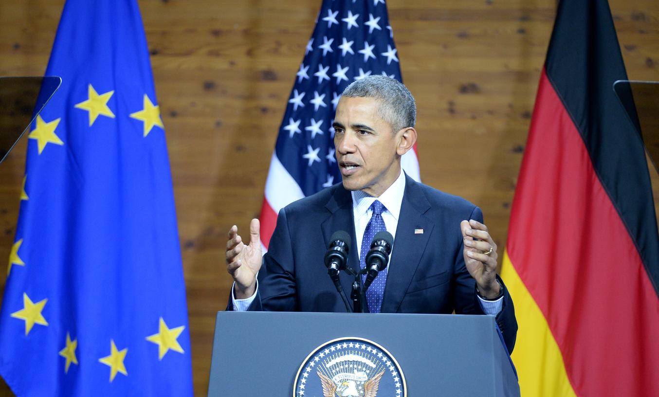 Obama zu Besuch in Hannover: Großes Lob auf Europa