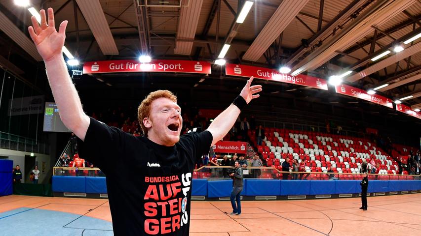 Handball-Party in Hagen: Erlangen ist wieder erstklassig  