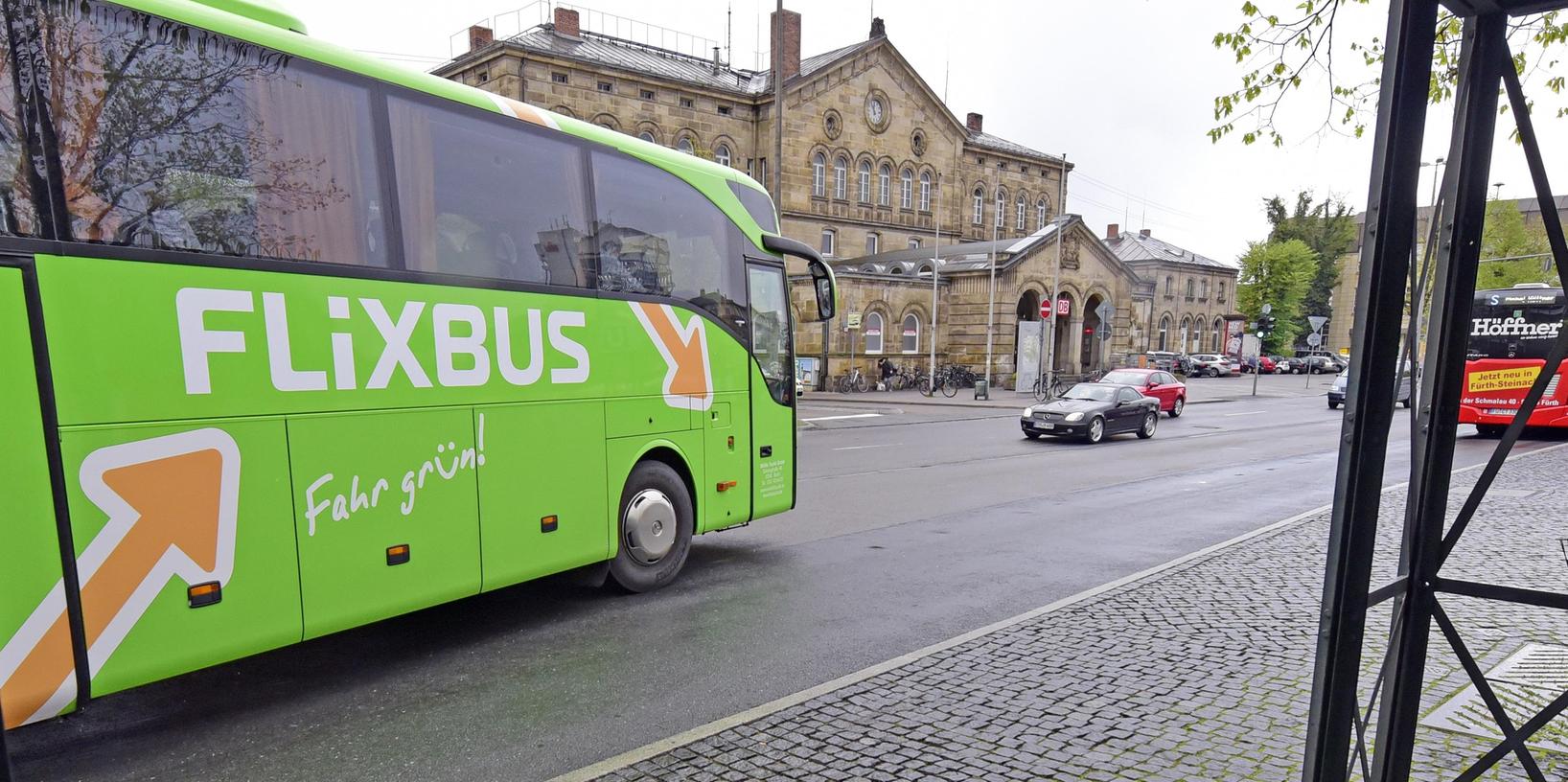 Fernbusse halten jetzt auch in Fürth