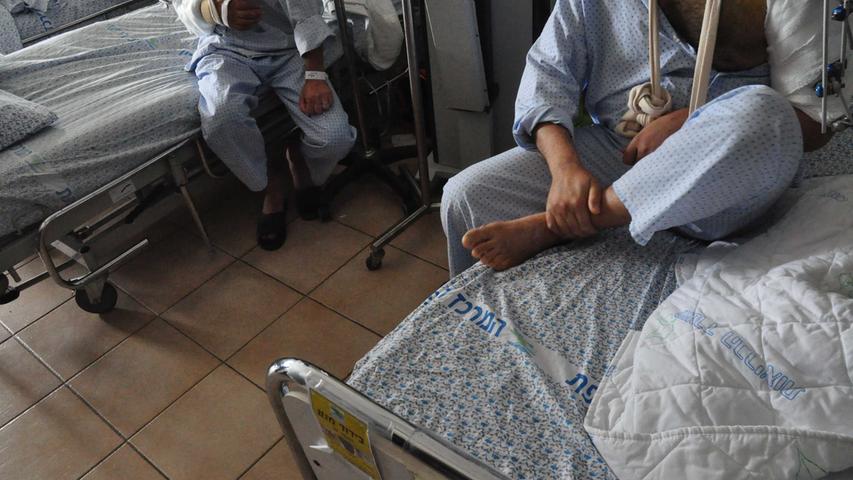 Zwei der im Ziv behandelten Syrer. Die Patienten dürfen auf Fotos nicht erkennbar sein.