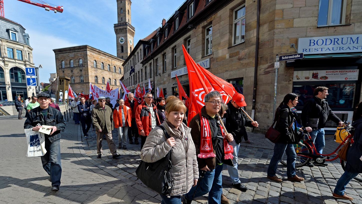 Bei der traditionellen Maikundgebung der Gewerkschaften allein wird es in diesem Jahr nicht bleiben.