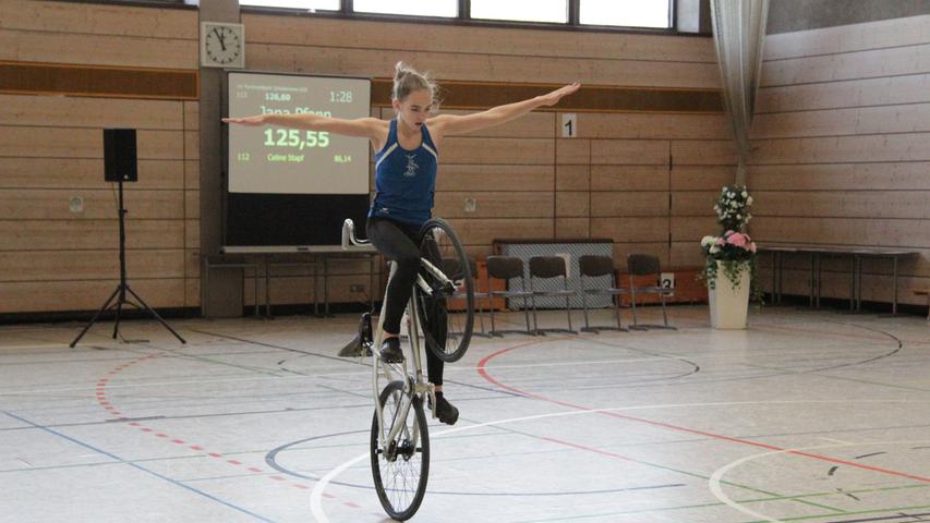 Bayerische Meisterschaften im Einradfahren in Herzogenaurach 