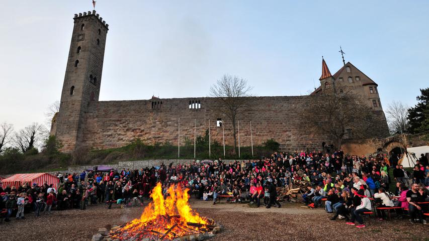 Walpurgisnacht: Hexentanz auf Burg Abenberg