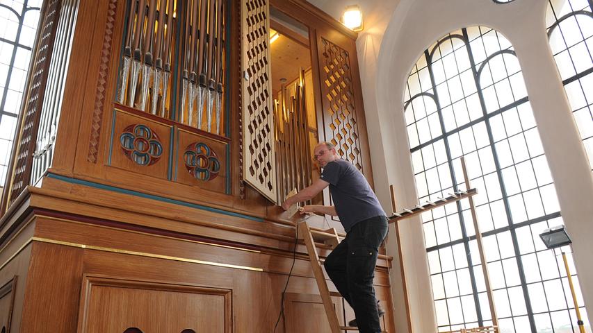 Die neue Orgel in St. Mauritius Röttenbach