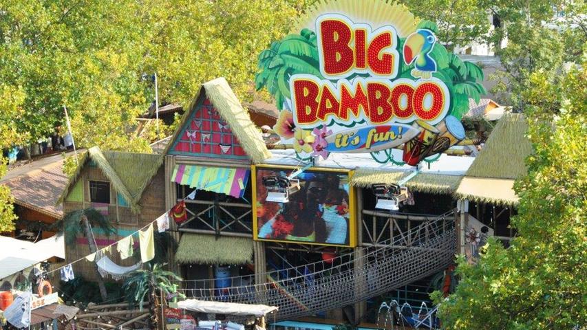 Wieder mit dabei: "Big Bamboo" mit der Urlaubsinsel.