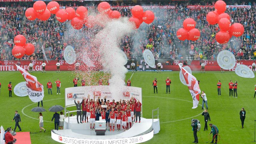 Meister-Party beim FCB: Hunderte Fans stürmen den Platz