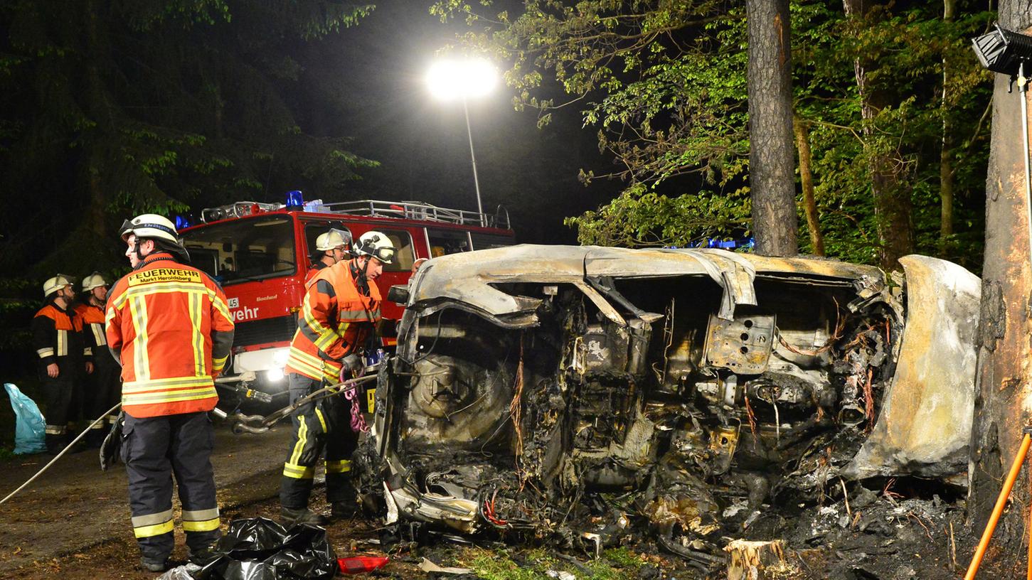 Der Unfall ereignete sich in der Nacht zum Pfingstsonntag vor einem Jahr auf der Waldstraße zwischen Bullach und dem Eckentaler Ortsteil Eckenhaid.