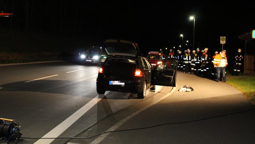 Von Auto in Parsberg frontal erfasst: 29-Jähriger in Lebensgefahr